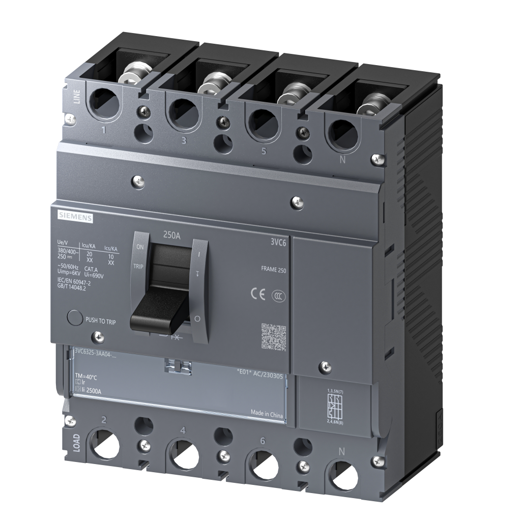 西门子 SENTRON 3VC6 塑壳断路器 3VC6320-3AA04-0AA0