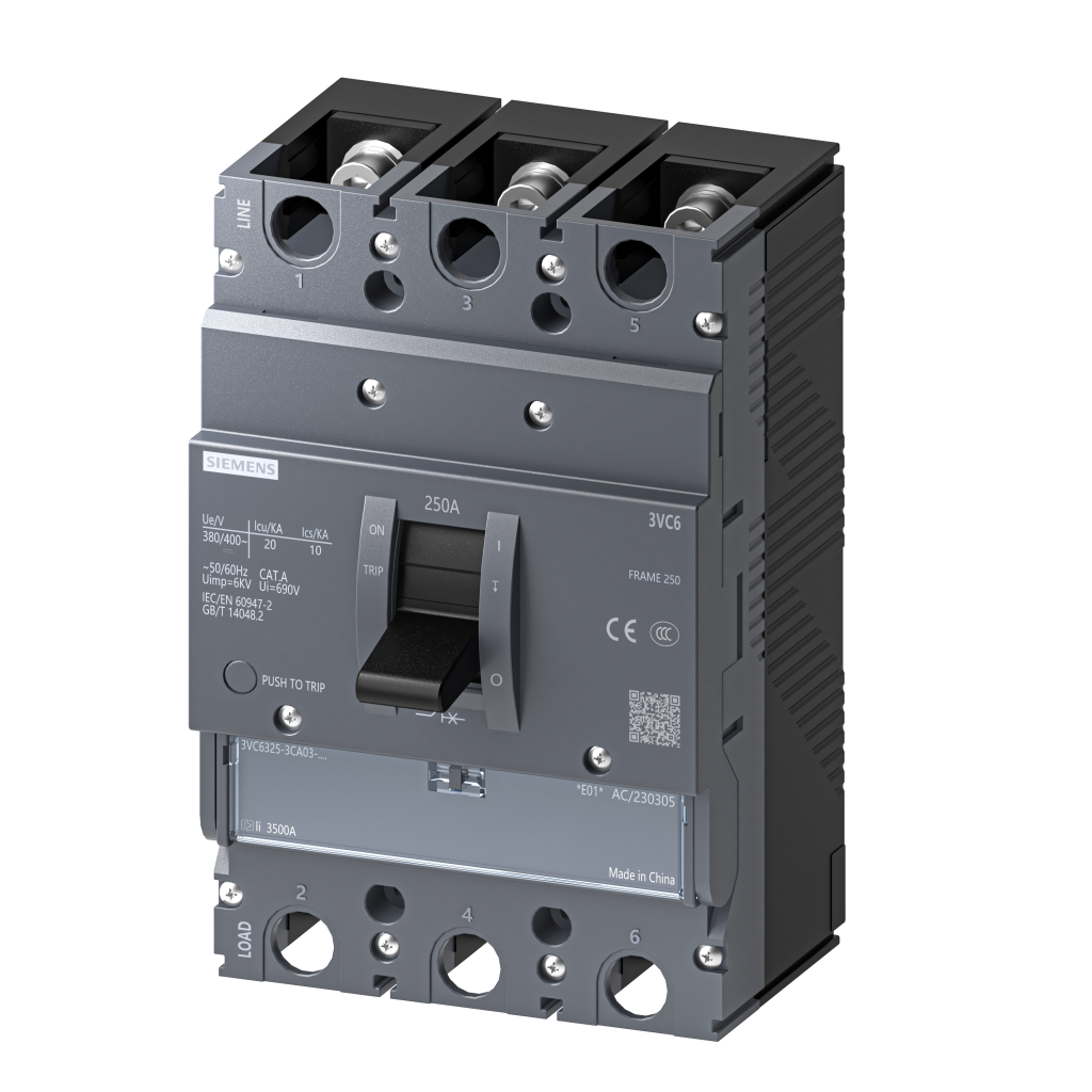 西门子 SENTRON 3VC6 塑壳断路器 3VC6318-3CA03-0AA0