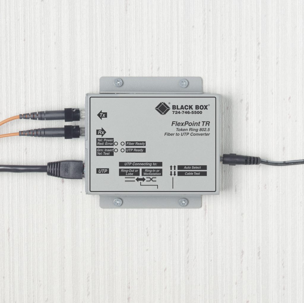 Black Box FlexPoint 媒体转换器 LMC206A-WALL-DC