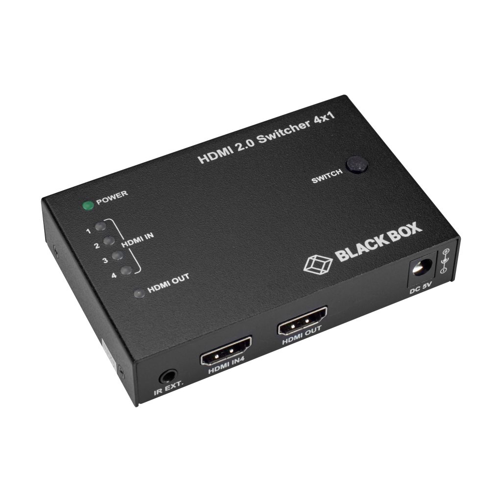 Black Box 视频切换设备 VSW-HDMI2-4X1