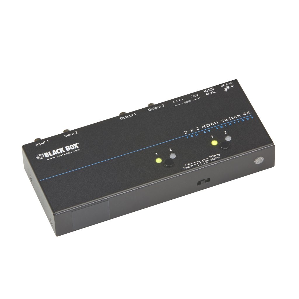 Black Box 视频切换设备 VSW-HDMI2X2-4K